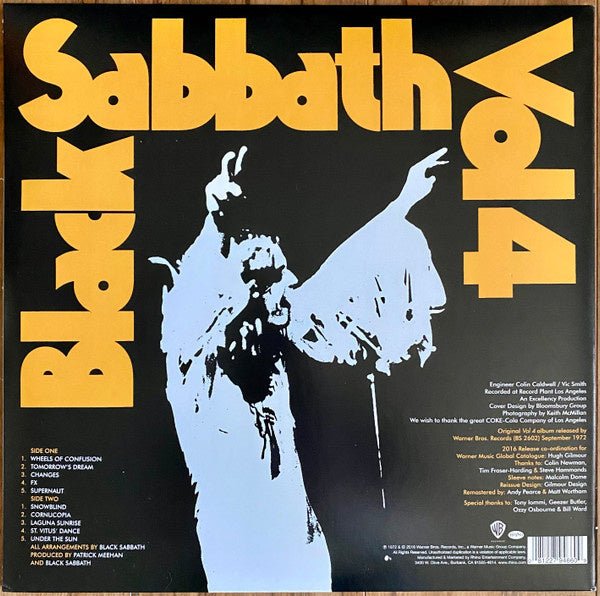 Black Sabbath - Vol 4 - 180 Gram - La Boîte Musicale - Vinyl Records - Vinyl Records - 