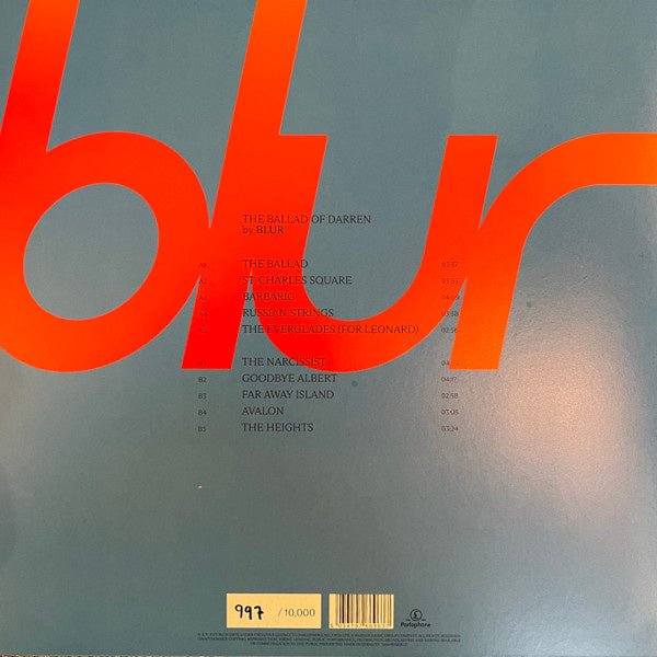 Blur - The Ballad Of Darren - La Boîte Musicale - Vinyl Records - Vinyl Records - 