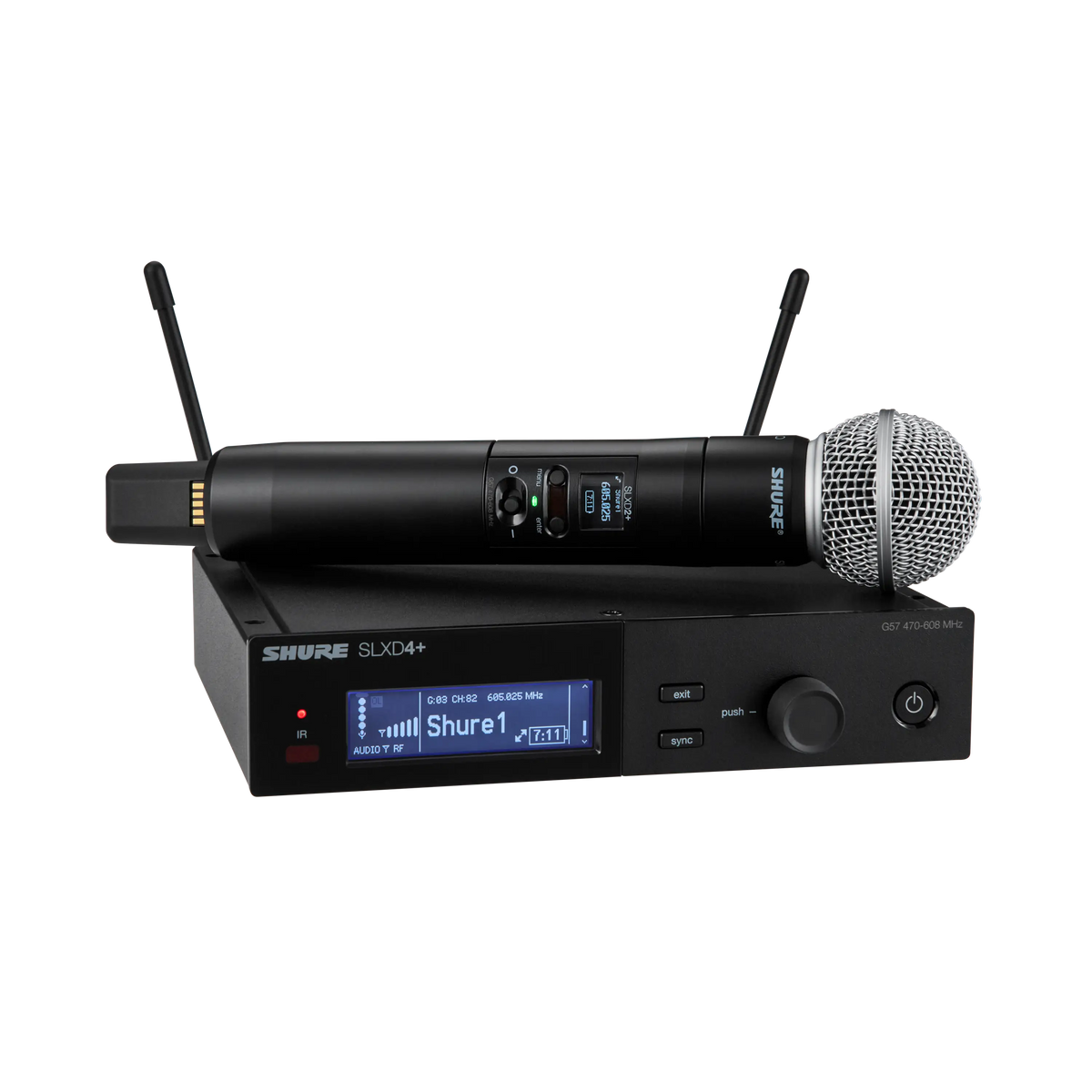 Shure SLXD24+/58-G57 - Wireless Handheld System with SM58 Microphone - product view 1
