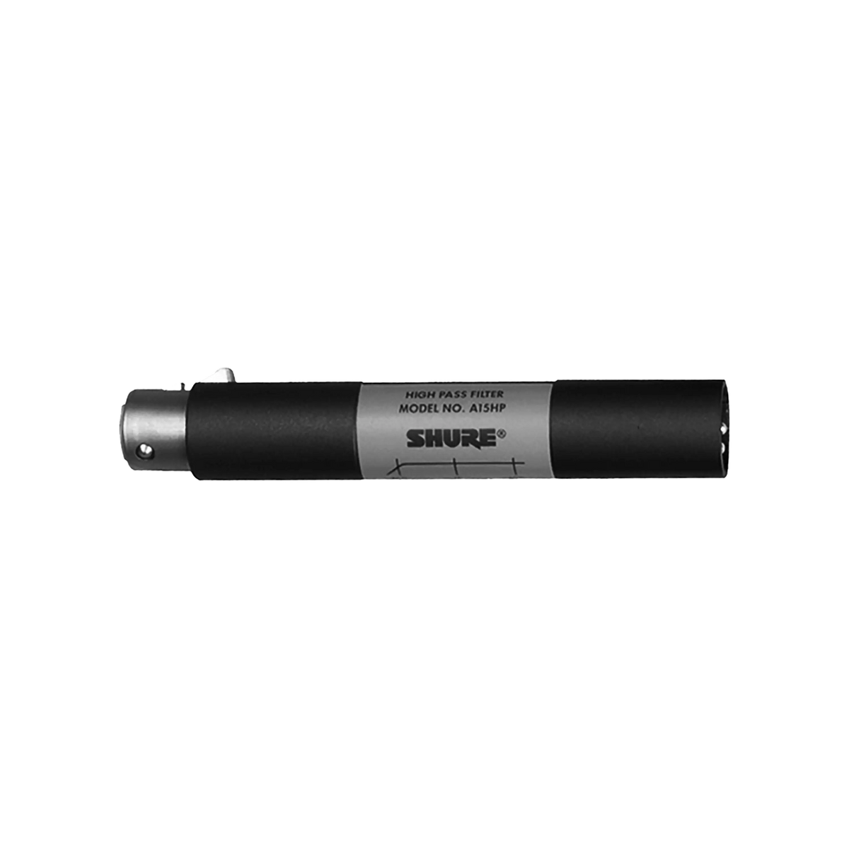 Shure A15HP - XLRM-XLRF High-Pass Filter -12db/100Hz - product view 1