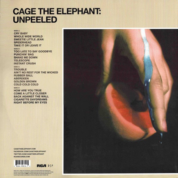 Cage The Elephant - Unpeeled - La Boîte Musicale - Vinyl Records - Vinyl Records - 