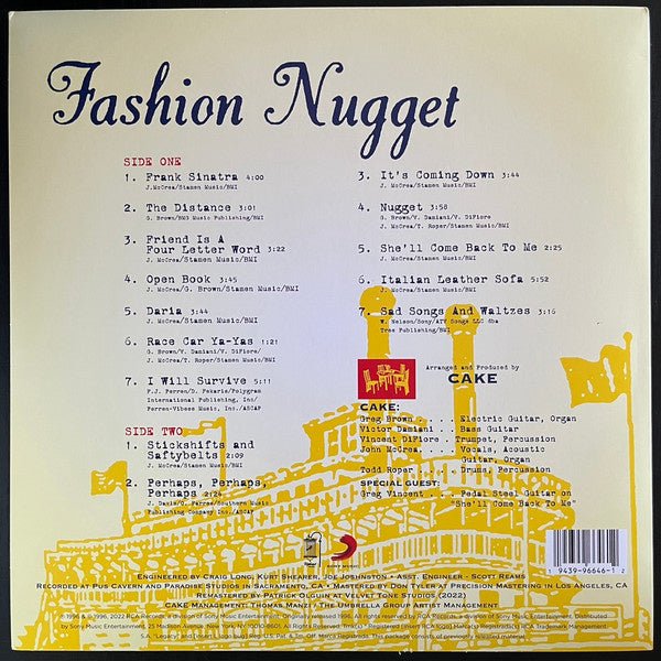 CAKE - Fashion Nugget - La Boîte Musicale - Vinyl Records - Vinyl Records - 