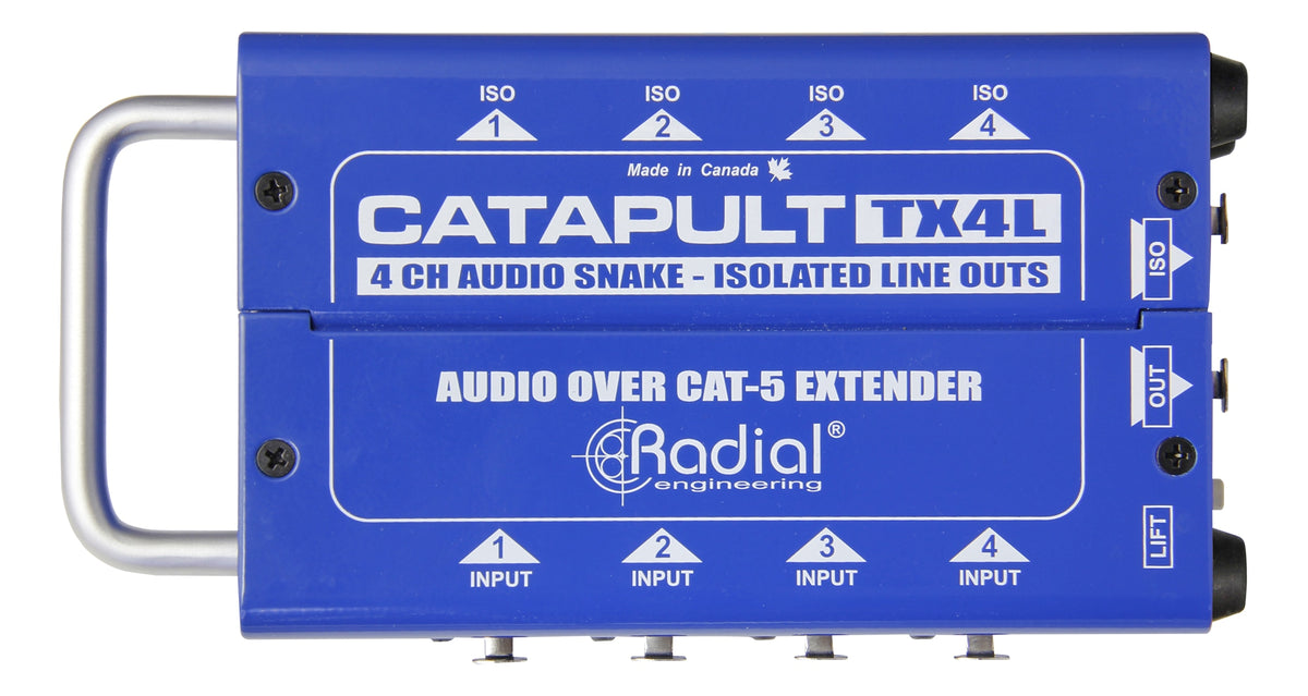 Radial Catapult TX4L - Cat 5 Analog Snake - product view 1