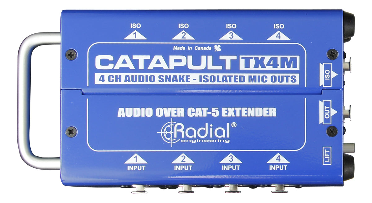 Radial Catapult TX4M - Cat 5 Analog Snake - product view 1