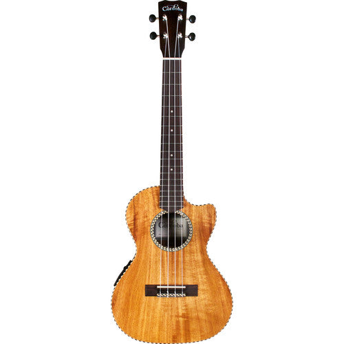 Cordoba 25T-CE Tenor Acoustic/Electric Ukulele (Exotic Acacia)