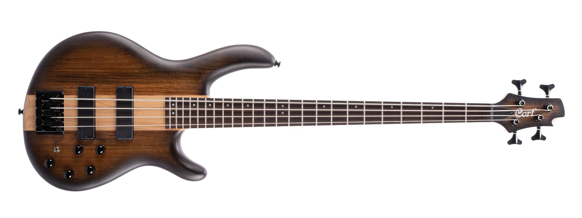 Cort electric bass artisan serie Brown C4 - PLUS - OVMH - ABB - La Boîte Musicale - Bass Guitar - Cort - 