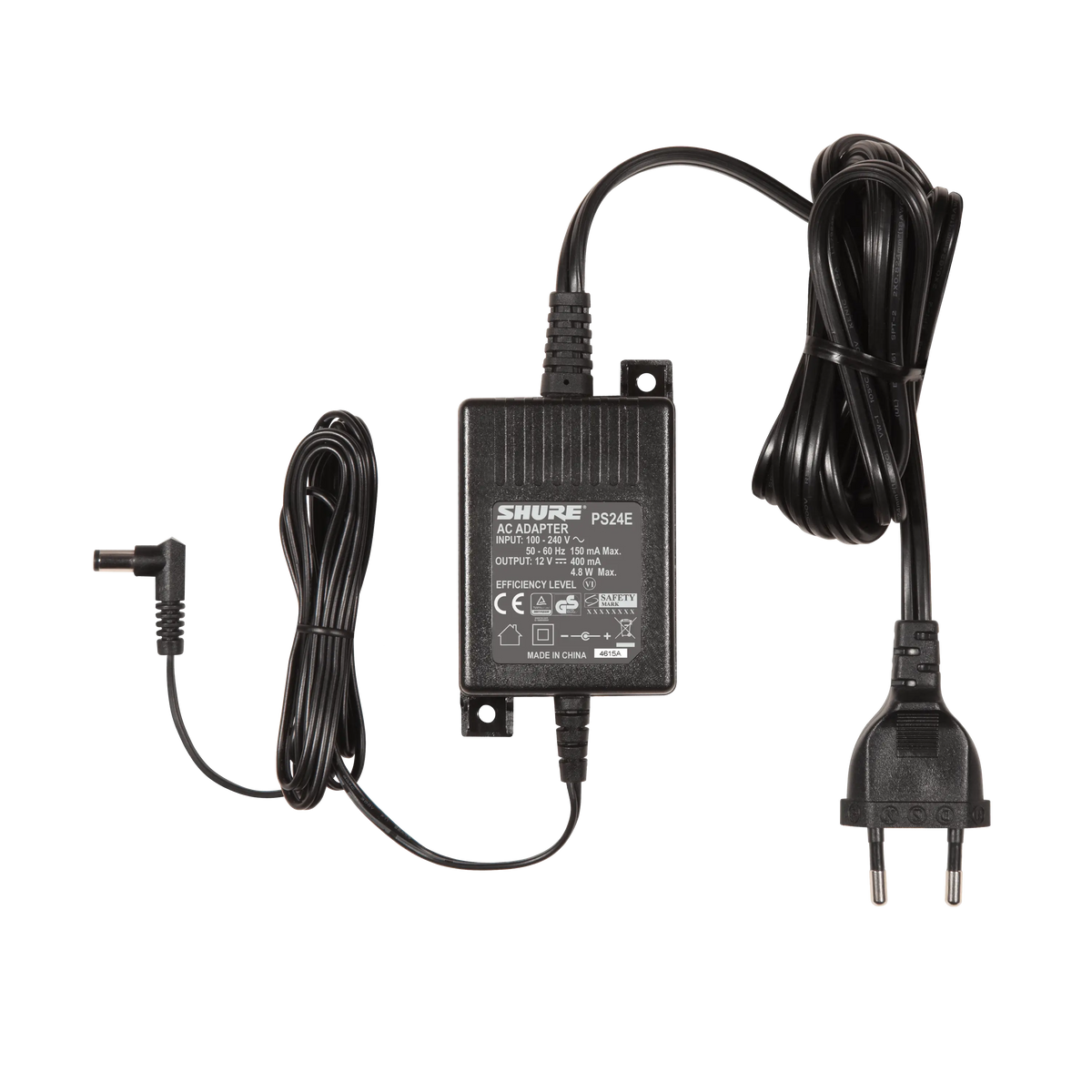 Shure PS24US - 100-240VAC Power Supply for BLX/GLXD/PGXD/SLX/QLXD/P3T - product view 2
