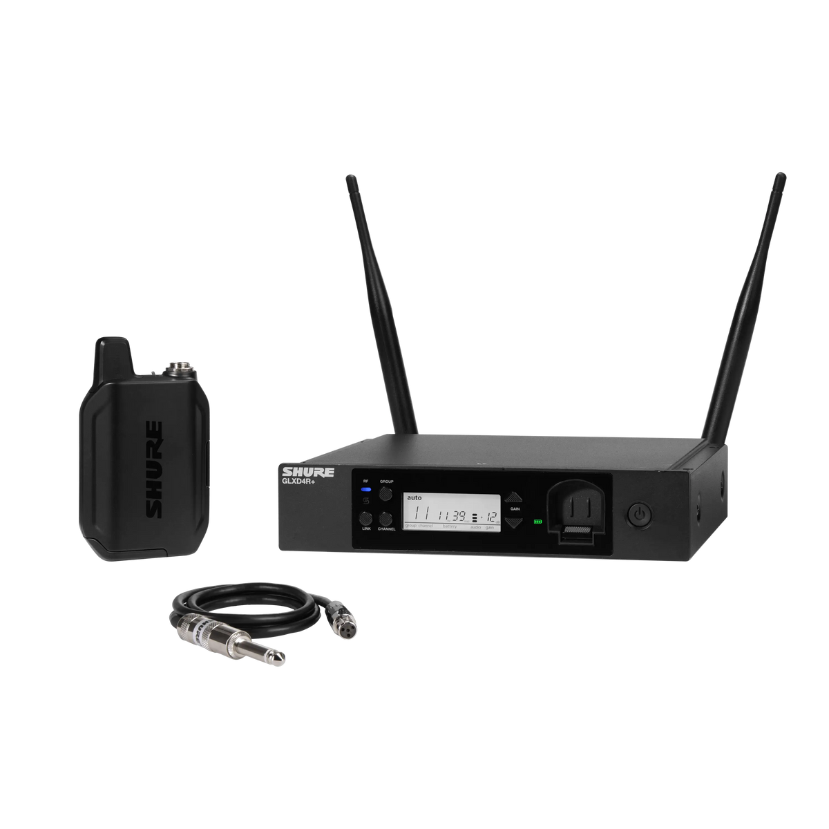Shure GLXD14R+-Z3 - Wireless Instrument System with WA302 Instrument Cable - product view 1