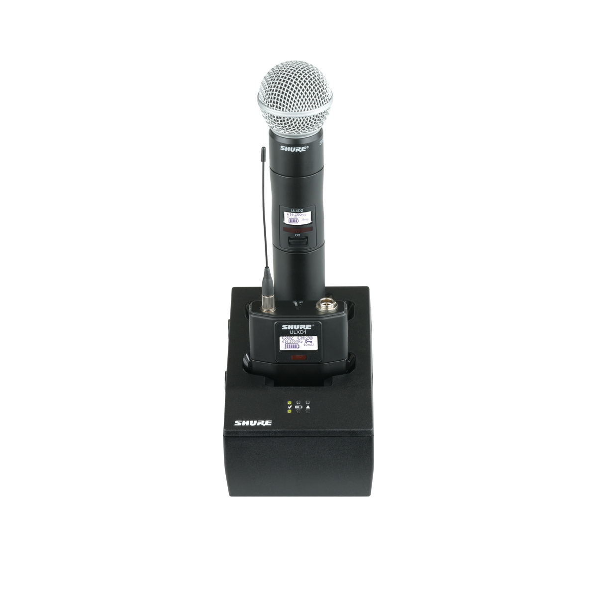 Shure SBC200 - Dual Docking Charger (No PSU) - SB900/P9RA/P10R/ULXD/QLXD - product view 2