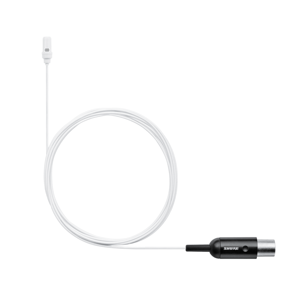 Shure UL4W/C-MTQG-A - Cardioid Lavalier Microphone - White w/TA4F & Accessories - product view 2