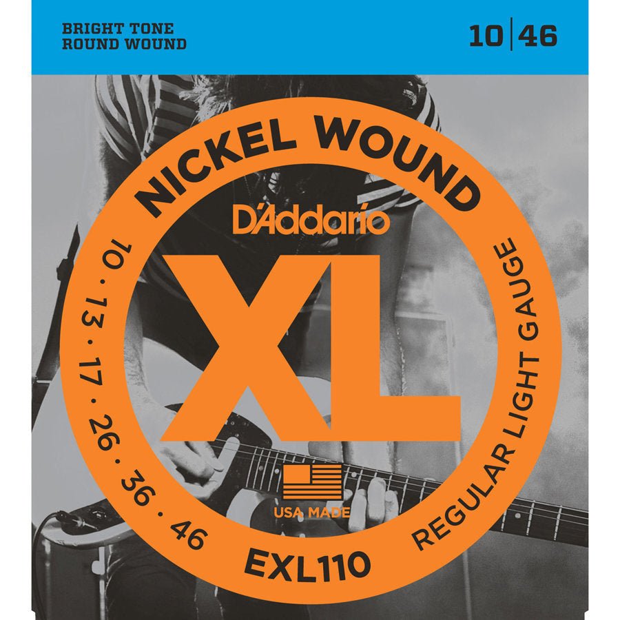 D'addario cordes EXL110 élect Reg Light 10 46 - La Boîte Musicale - Electric Guitar Strings - D'addario - 