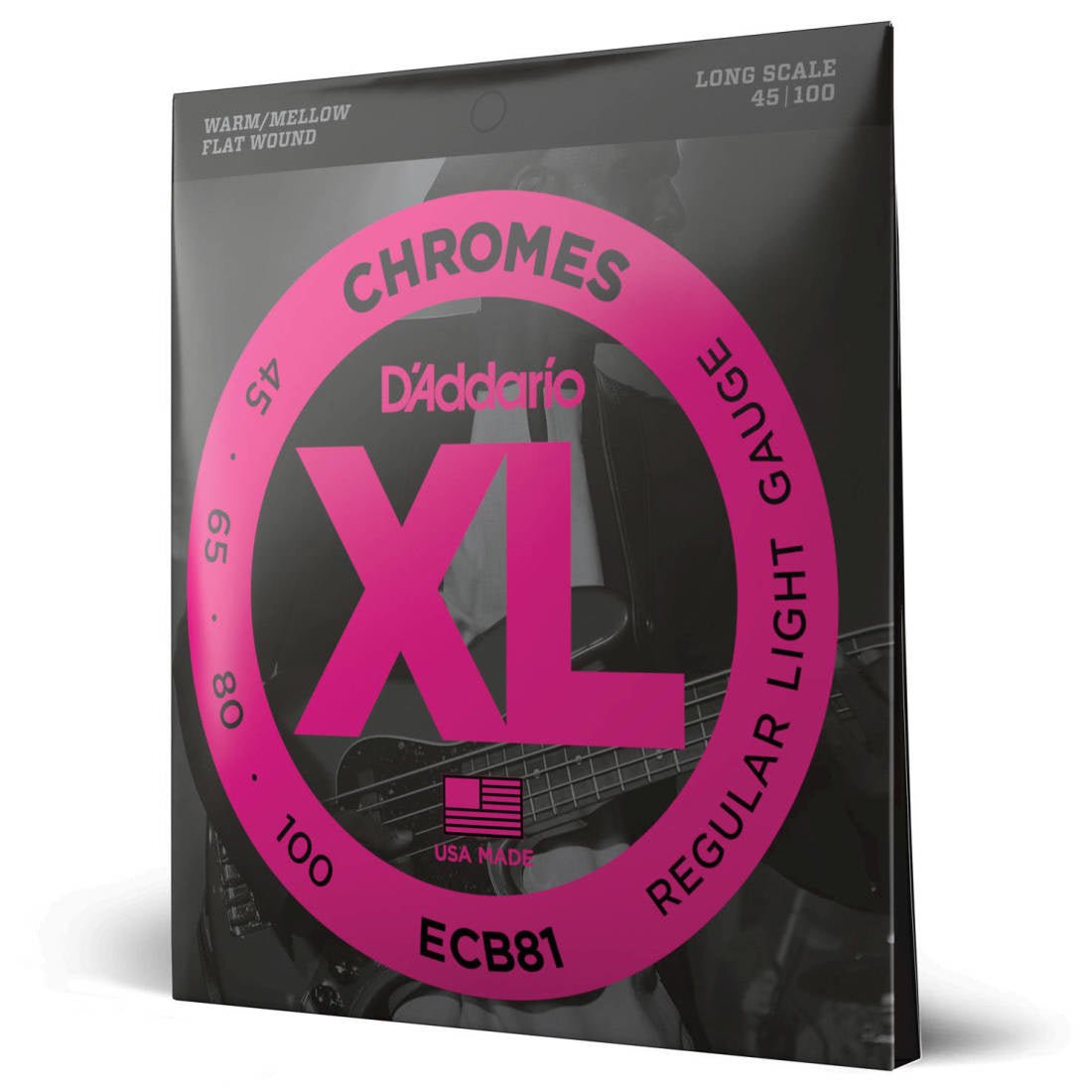 D'Addario ECB81 strings Bass Elec Chrome Reg - La Boîte Musicale - Electric Bass Strings - D'addario - 