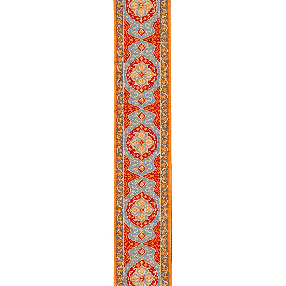 D'Addario - Eco - Comfort Guitar Strap Persian Woven - Orange - La Boîte Musicale - D'addario - 