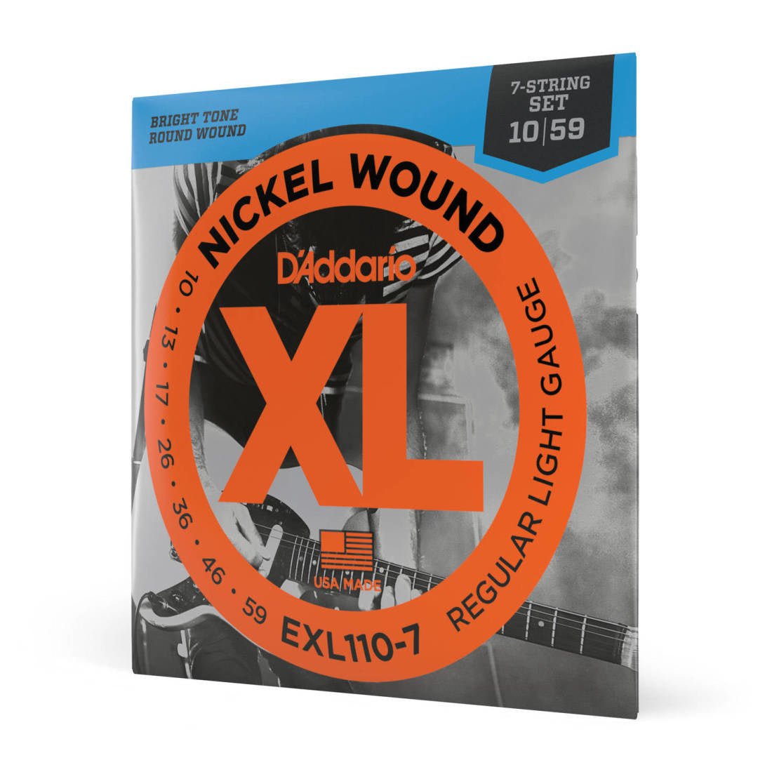 D'addario elect. 7 strings 10 - 59 - La Boîte Musicale - Electric Guitar Strings - D'addario - 