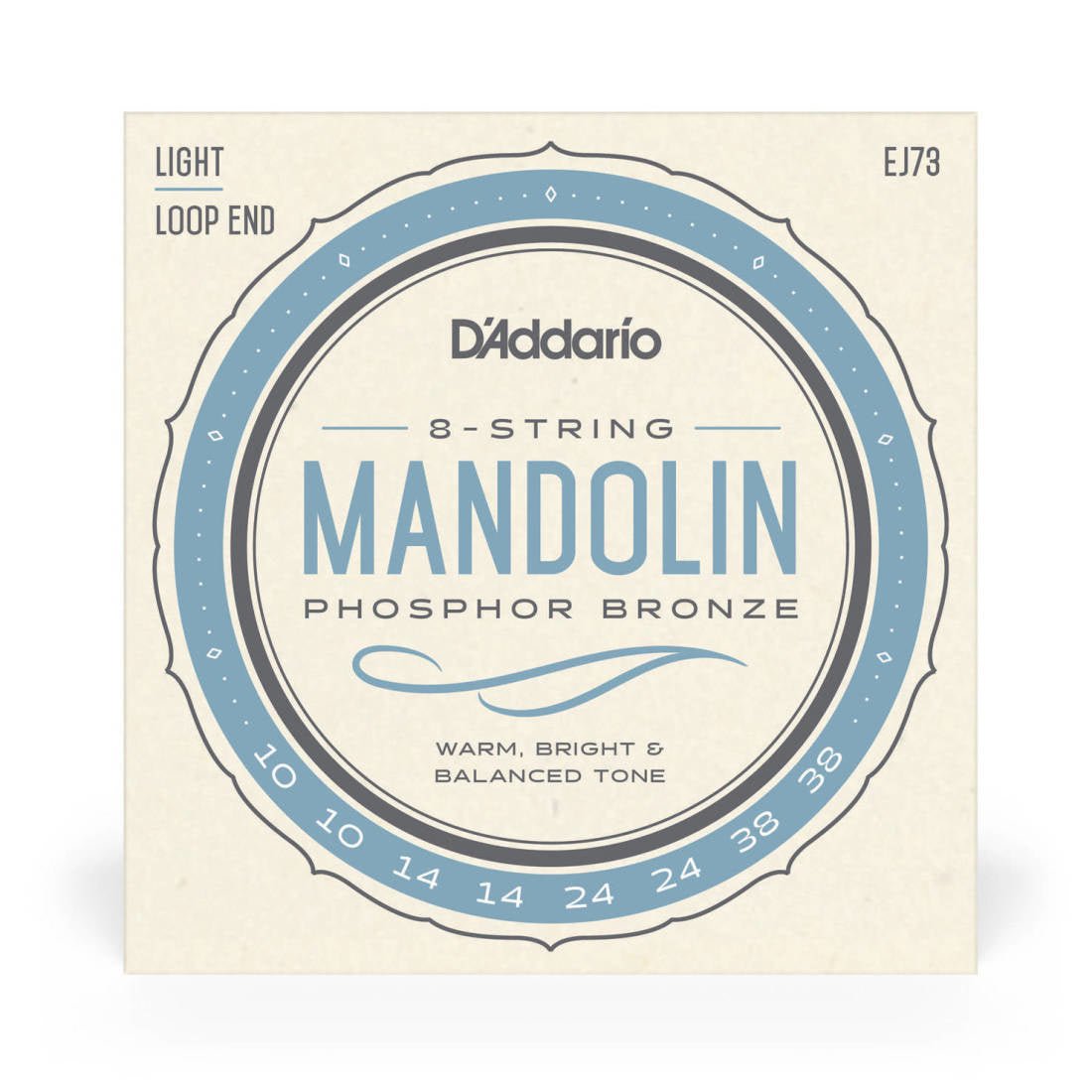 D'addario mandolin phosphore bronze 10 - 38 - La Boîte Musicale - Mandolin Strings - D'addario - 