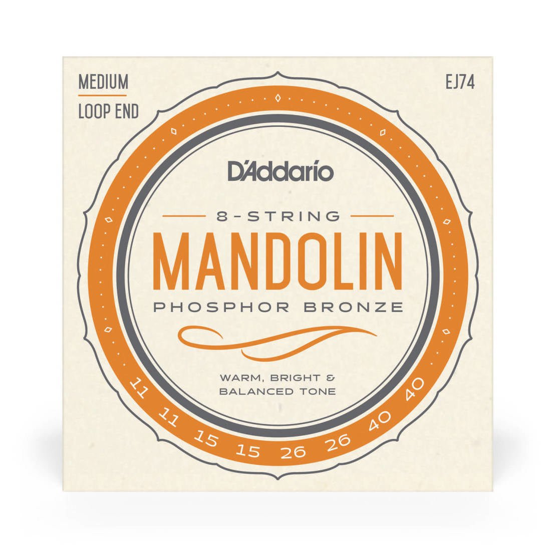 D'Addario mandolin phosphore bronze - La Boîte Musicale - Mandolin Strings - D'addario - 