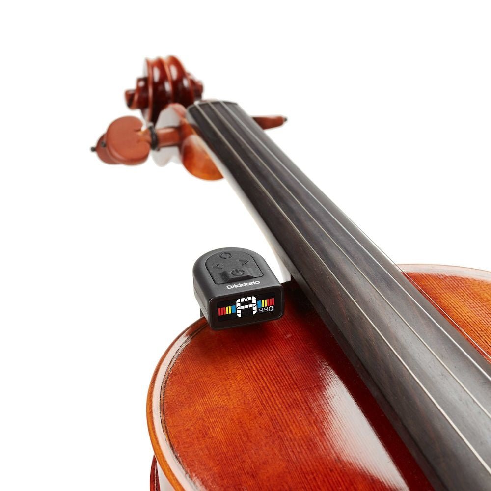 D'Addario - Micro Violon Tuner - Chromatic Tuner with Violin Mount - La Boîte Musicale - D'addario - 