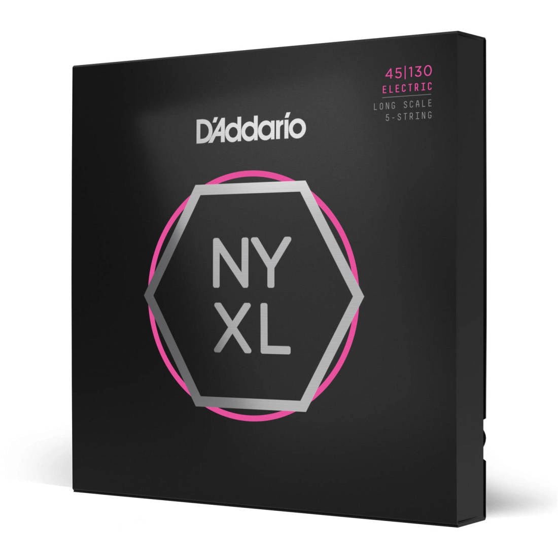 D'Addario - NYXL 45 - 130 Long Scale Bass Strings, 5 Strings Bass - La Boîte Musicale - Electric Bass Strings - D'addario - 