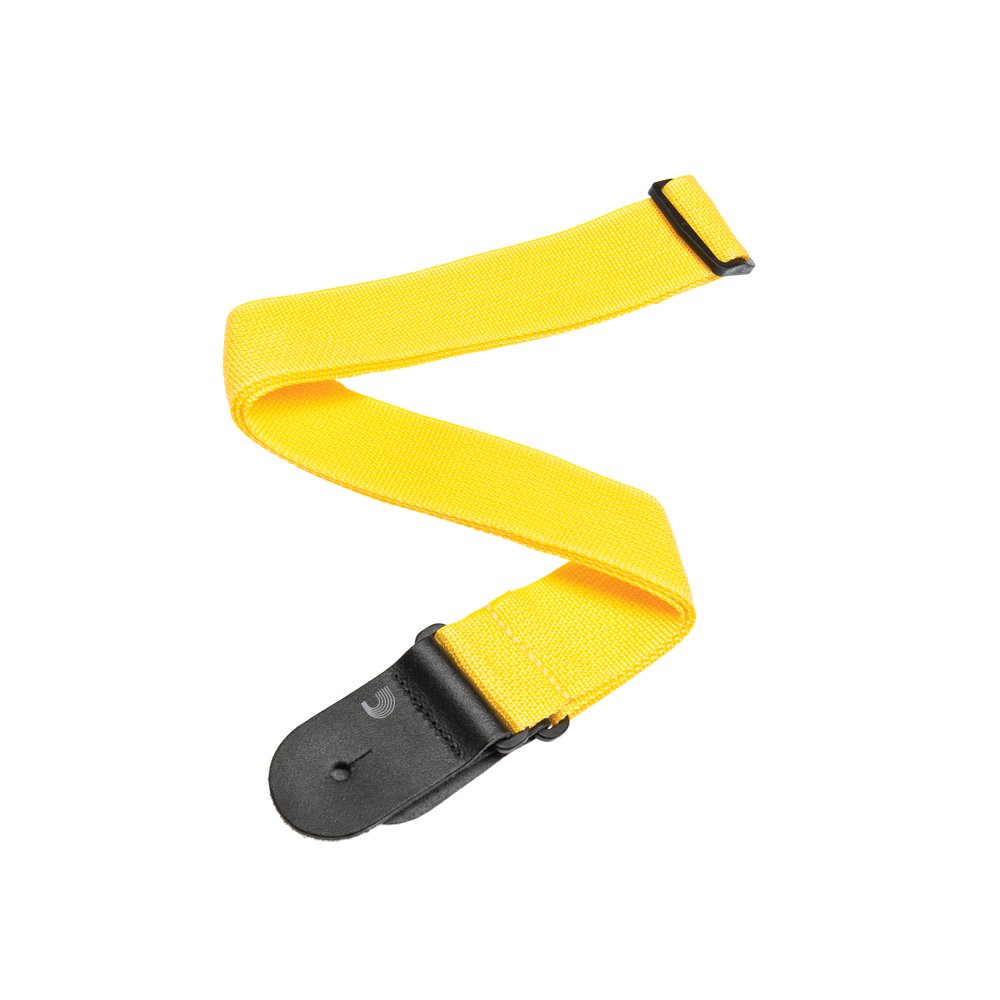 D'Addario - Plypropylene Guitar Strap / Yellow - La Boîte Musicale - D'addario - 