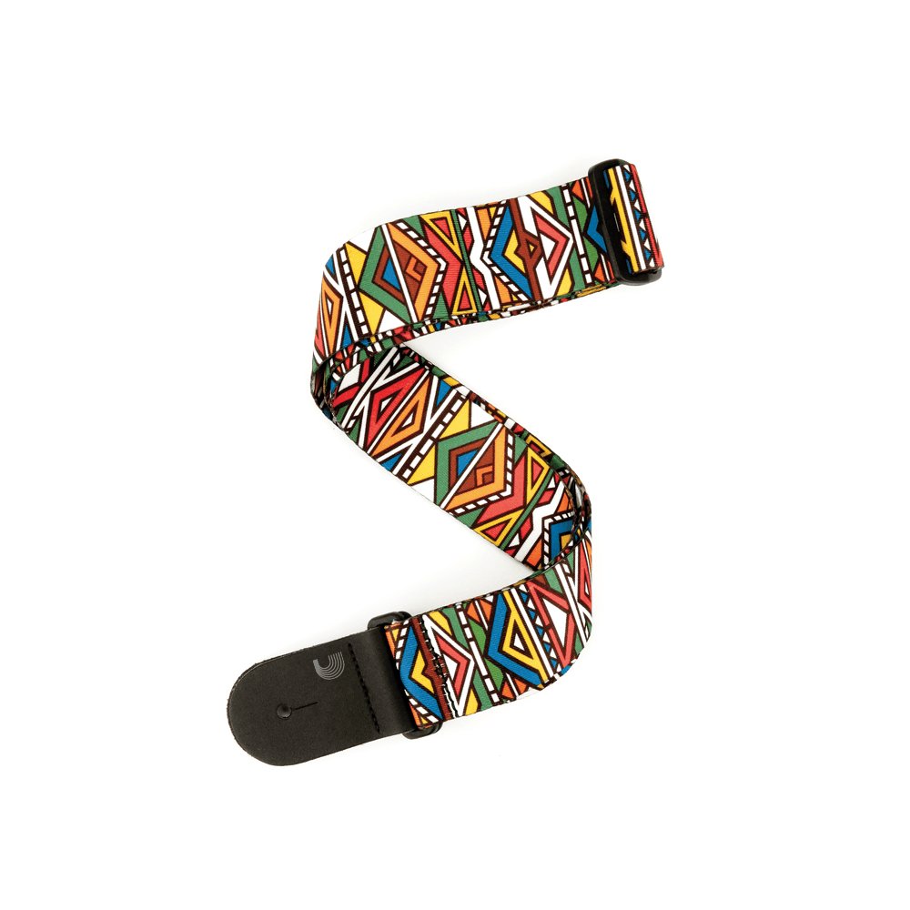 D'addario - Polyester Woven Guitar Strap Ndebele - La Boîte Musicale - D'addario - 