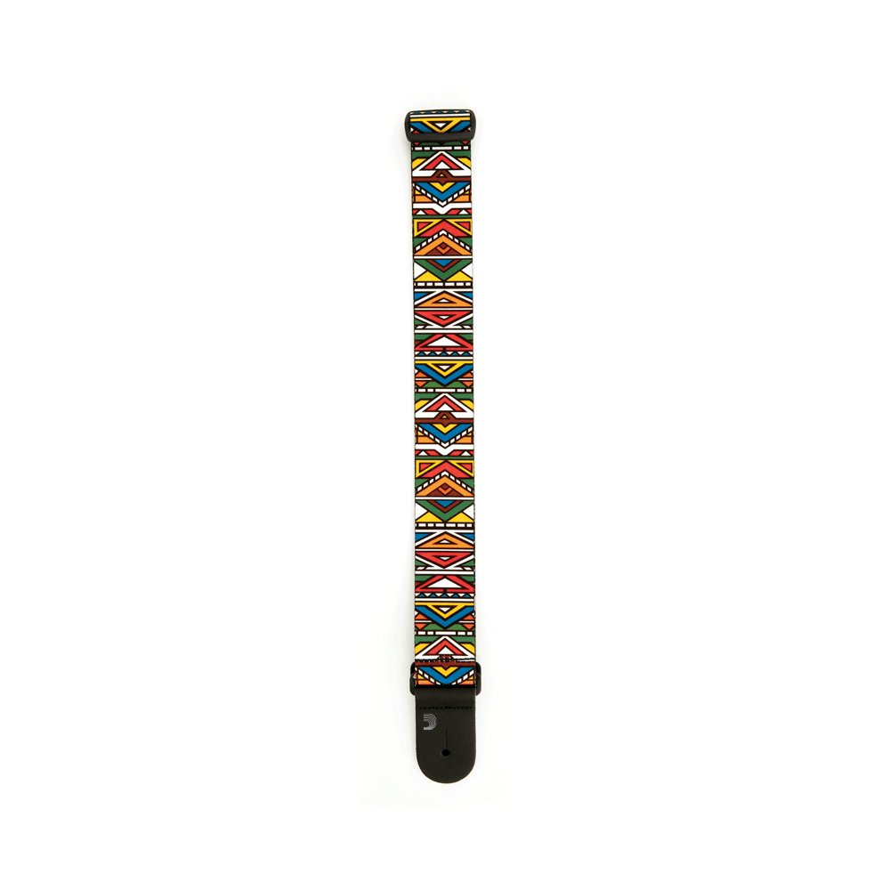 D'addario - Polyester Woven Guitar Strap Ndebele - La Boîte Musicale - D'addario - 