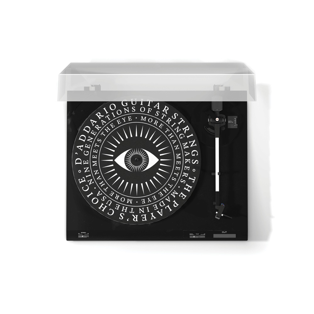 D'Addario - ALL SEEING EYE RECORD MAT Dye-Printed, High-Quality Felt