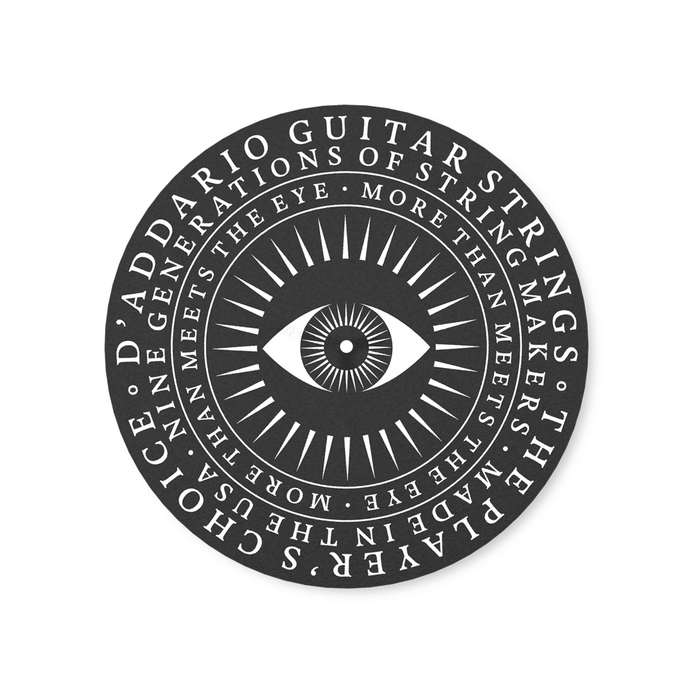 D'Addario - ALL SEEING EYE RECORD MAT Dye-Printed, High-Quality Felt