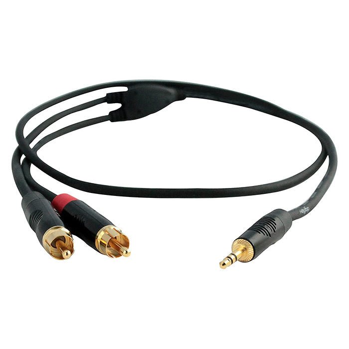 Digiflex - 10 Foot Pro Splitter Cable - Mini TRS to 2 x RCA Plugs - La Boîte Musicale - TRS Cables - Digiflex - 