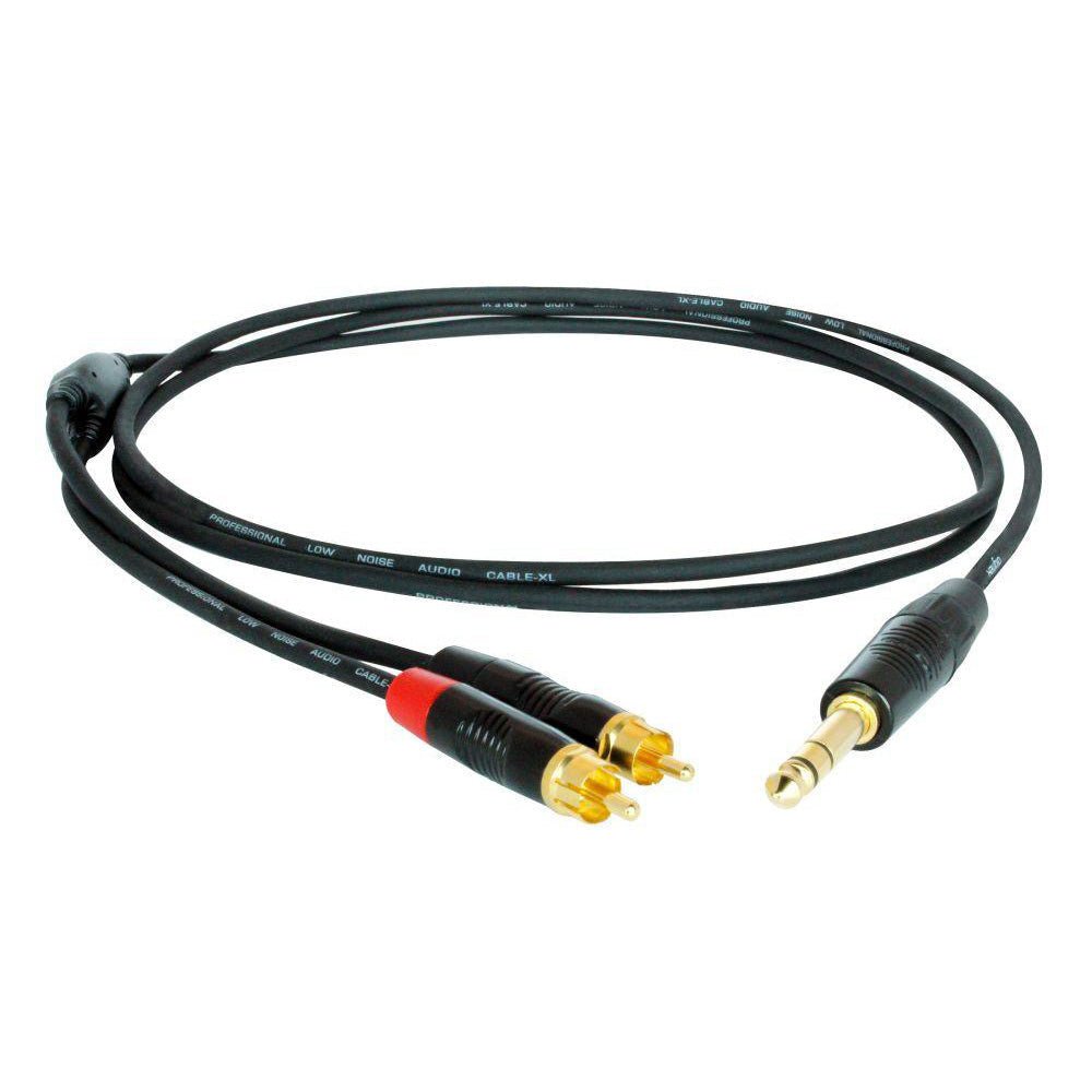 Digiflex - 10 Foot Pro Splitter Cable - TRS to 2 x RCA Plug - La Boîte Musicale - TRS Cables - Digiflex - 