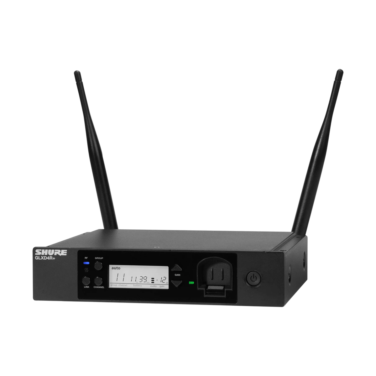 Shure GLXD4R+-Z3 - Wireless Diversity Receiver with PS43 & 1/2 Wave Antennas - product view 1