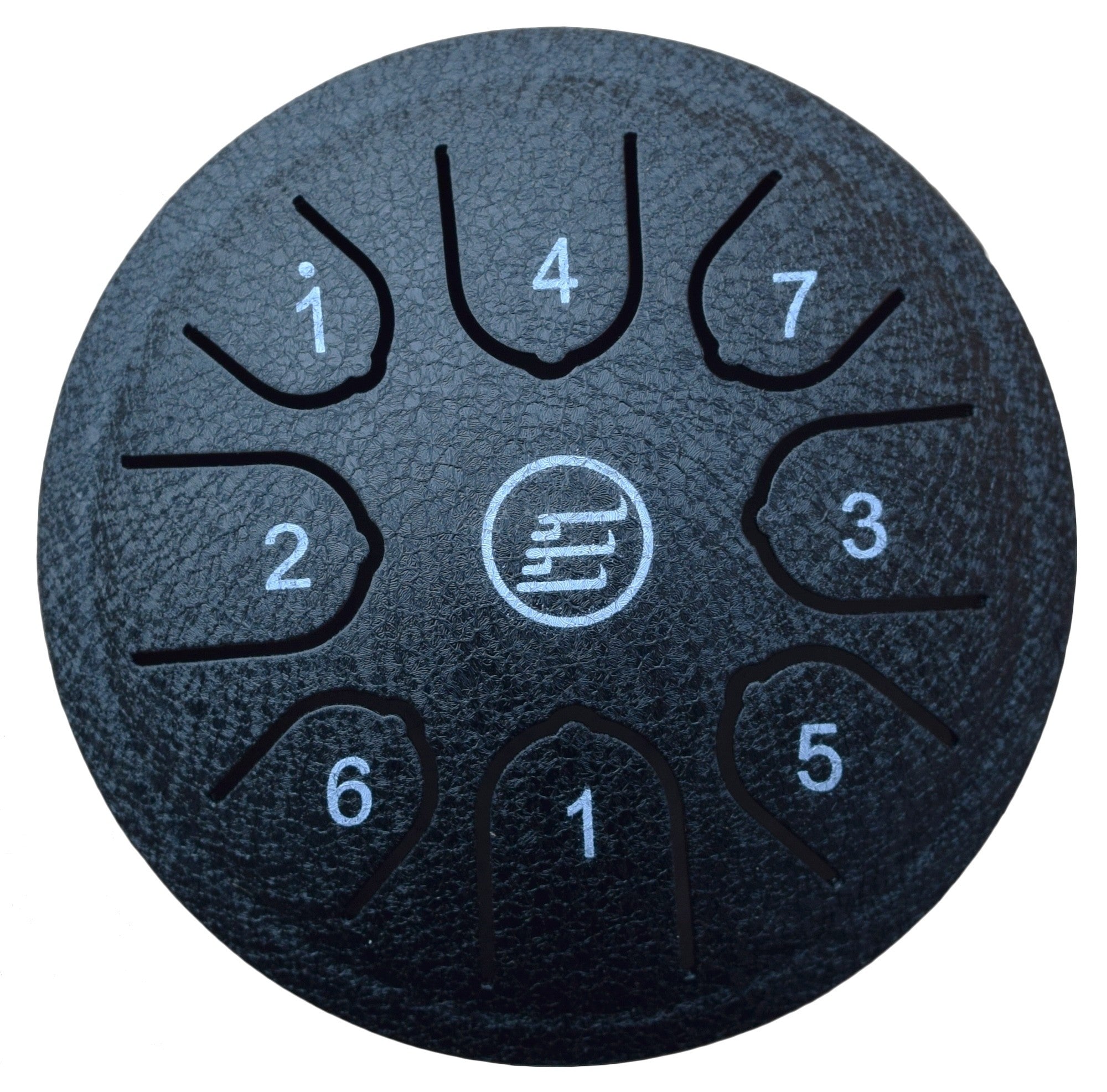 ECKO TD4/8N - TONGUE DRUM - 4.5 INCH - 8 NOTES - BLACK