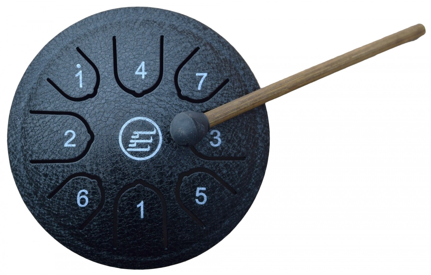 ECKO TD4/8N - TONGUE DRUM - 4.5 INCH - 8 NOTES - BLACK