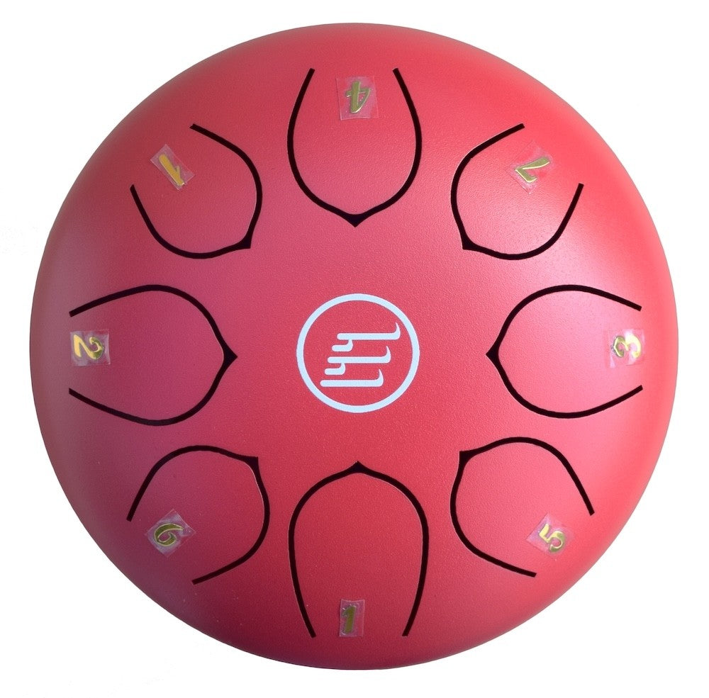 ECKO TD6/8N - TONGUE DRUM - 6 INCH - 8 NOTES - RED