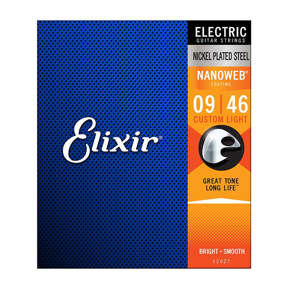 Elixir strings Elec Nano Custom Light 9 - 46 - La Boîte Musicale - Electric Guitar Strings - Elixir - 