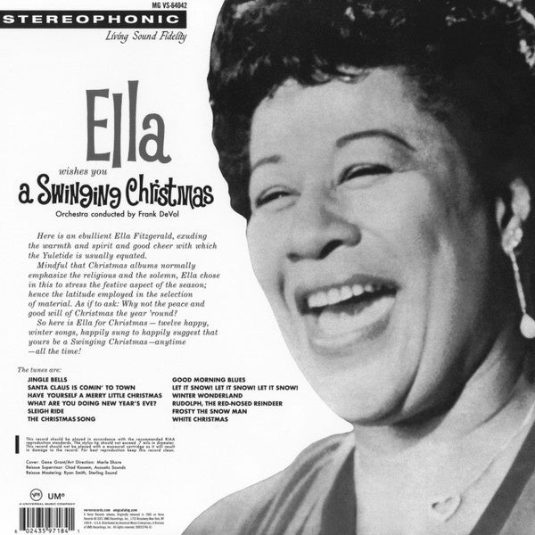 Ella Fitzgerald - Ella Wishes You A Swinging Christmas - La Boîte Musicale - Vinyl Records - Vinyl Records - 