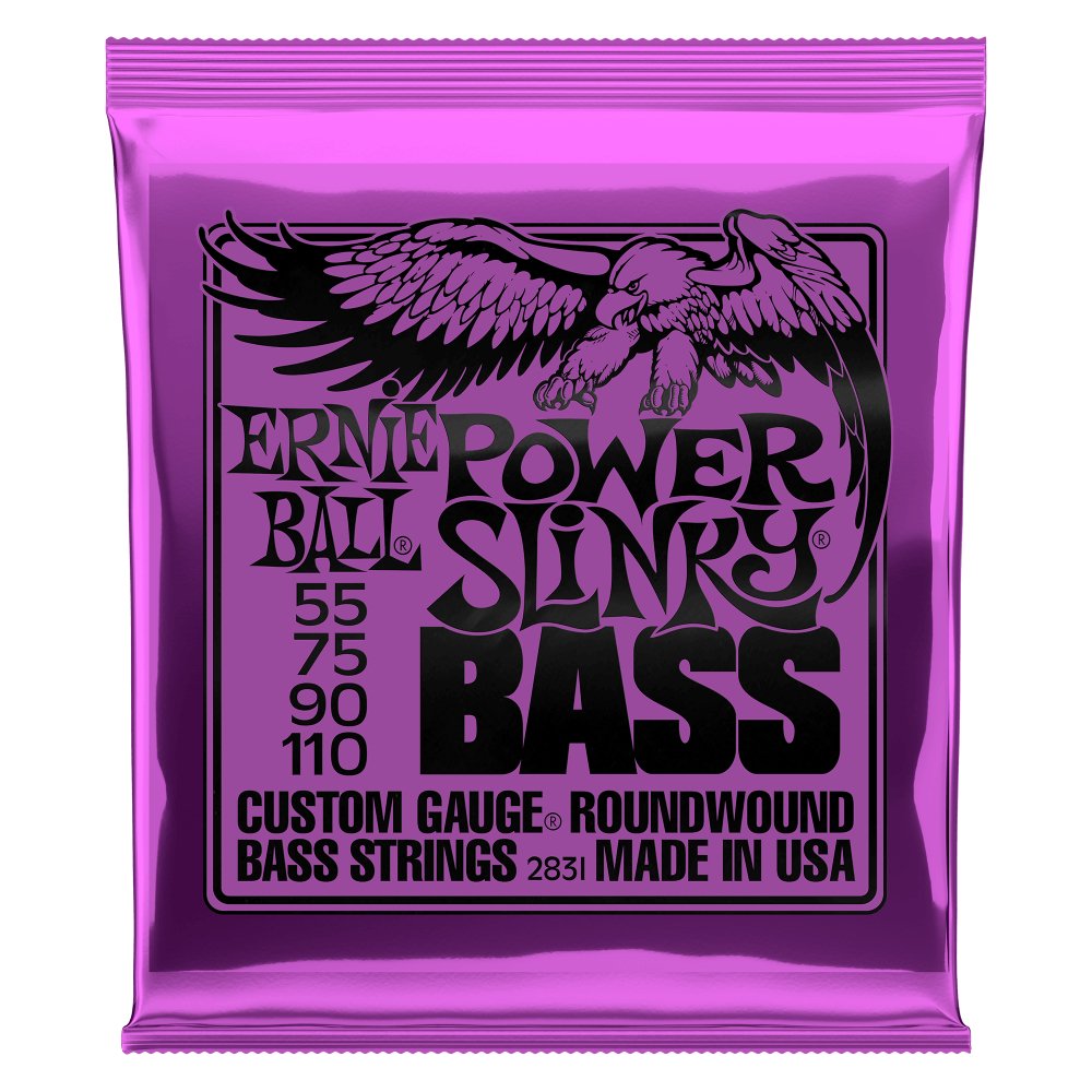 Ernie Ball 2831 strings bass power slinky 55 - 110 - La Boîte Musicale - Electric Bass Strings - Ernie Ball - 