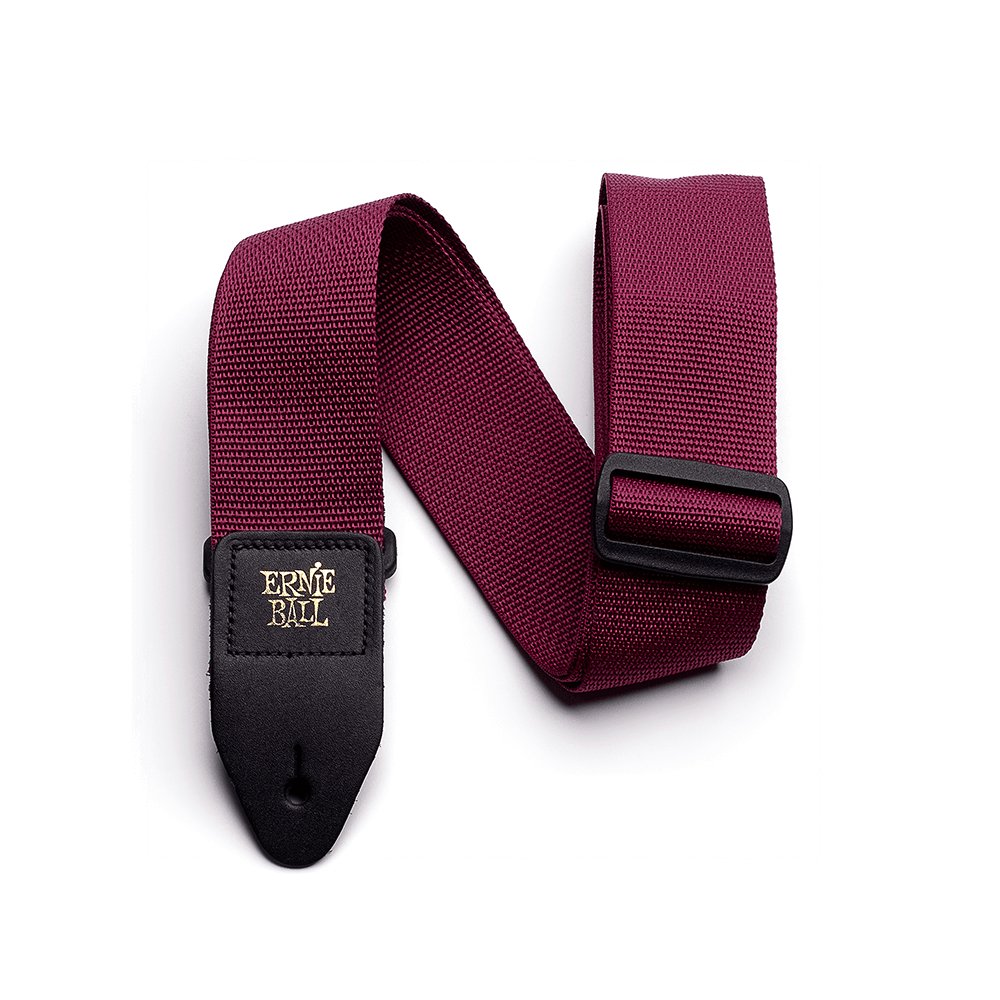 Ernie Ball - Burgundy polypro guitar strap - La Boîte Musicale - Ernie Ball - 