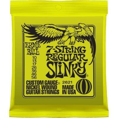 Ernie Ball elect. 7 strings regular slinky 10 - 56 - La Boîte Musicale - Electric Guitar Strings - Ernie Ball - 