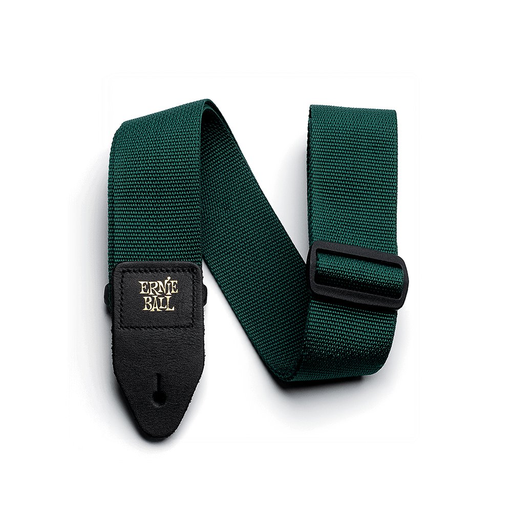 Ernie ball forest green polypro guitar strap - La Boîte Musicale - Ernie Ball - 