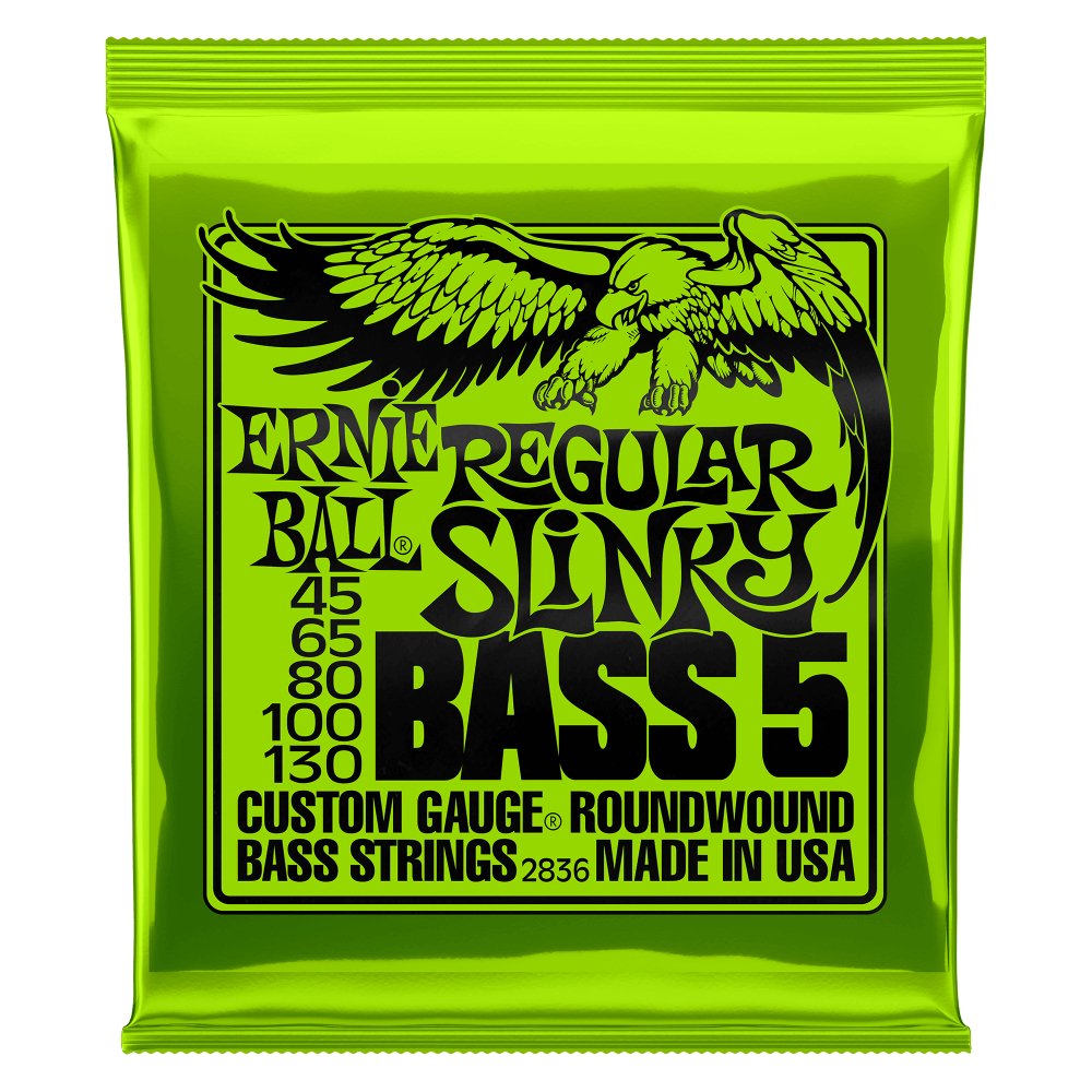 Ernie Ball Strings 2836 Bass 5 Strings 45 - 130 - La Boîte Musicale - Electric Bass Strings - Ernie Ball - 