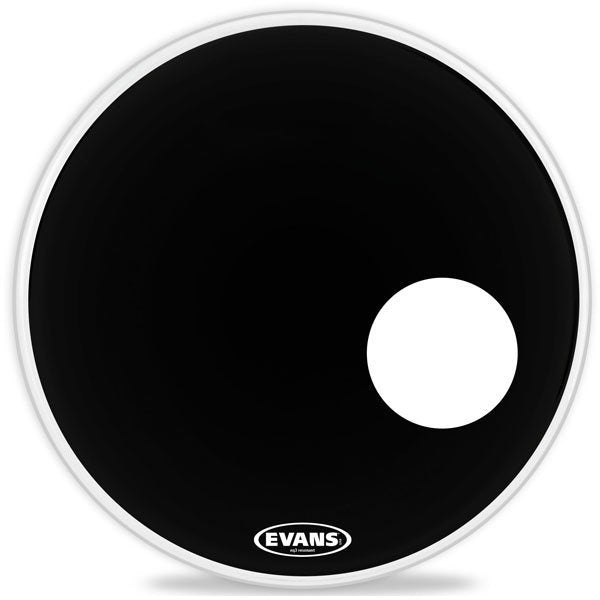 Evans - 22 Inch EQ3 Resonant Black Drumhead - La Boîte Musicale - Drum Heads - Evans - 