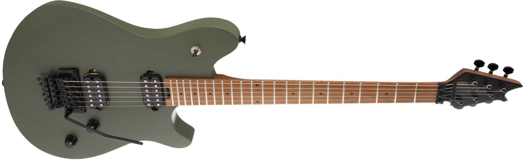 EVH - Wolfgang® WG Standard - Baked Maple Fingerboard - Matte Army Drab - La Boîte Musicale - Electric Guitars - EVH - 