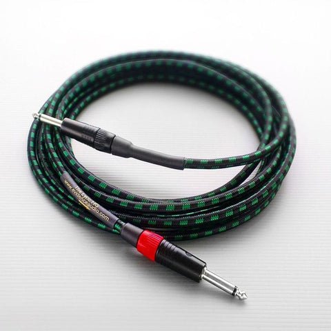 Evidence Audio - Instrument cable Straight to Straight in Green / Black - La Boîte Musicale - Instruments Cables - La Boîte Musicale - 