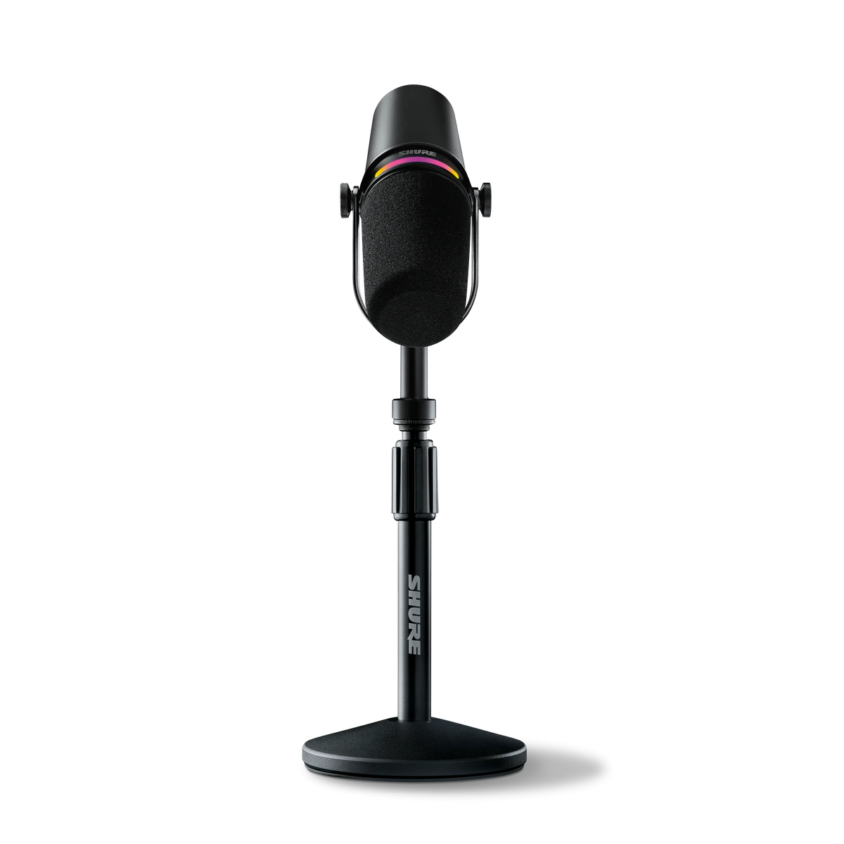 Shure MV7+-K-BNDL - Black Podcasting Microphone w/Windscreen/Stand/USB Cable - product view 2