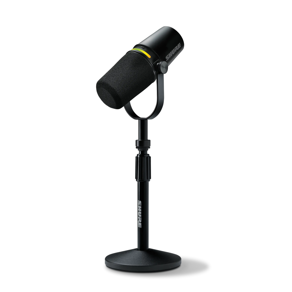 Shure MV7+-K-BNDL - Black Podcasting Microphone w/Windscreen/Stand/USB Cable - product view 1
