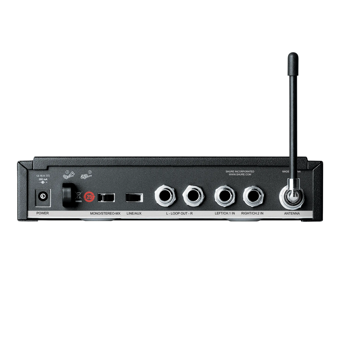 Shure P3T-G20 - PSM300 Transmitter with PS23US PSU - product view 2