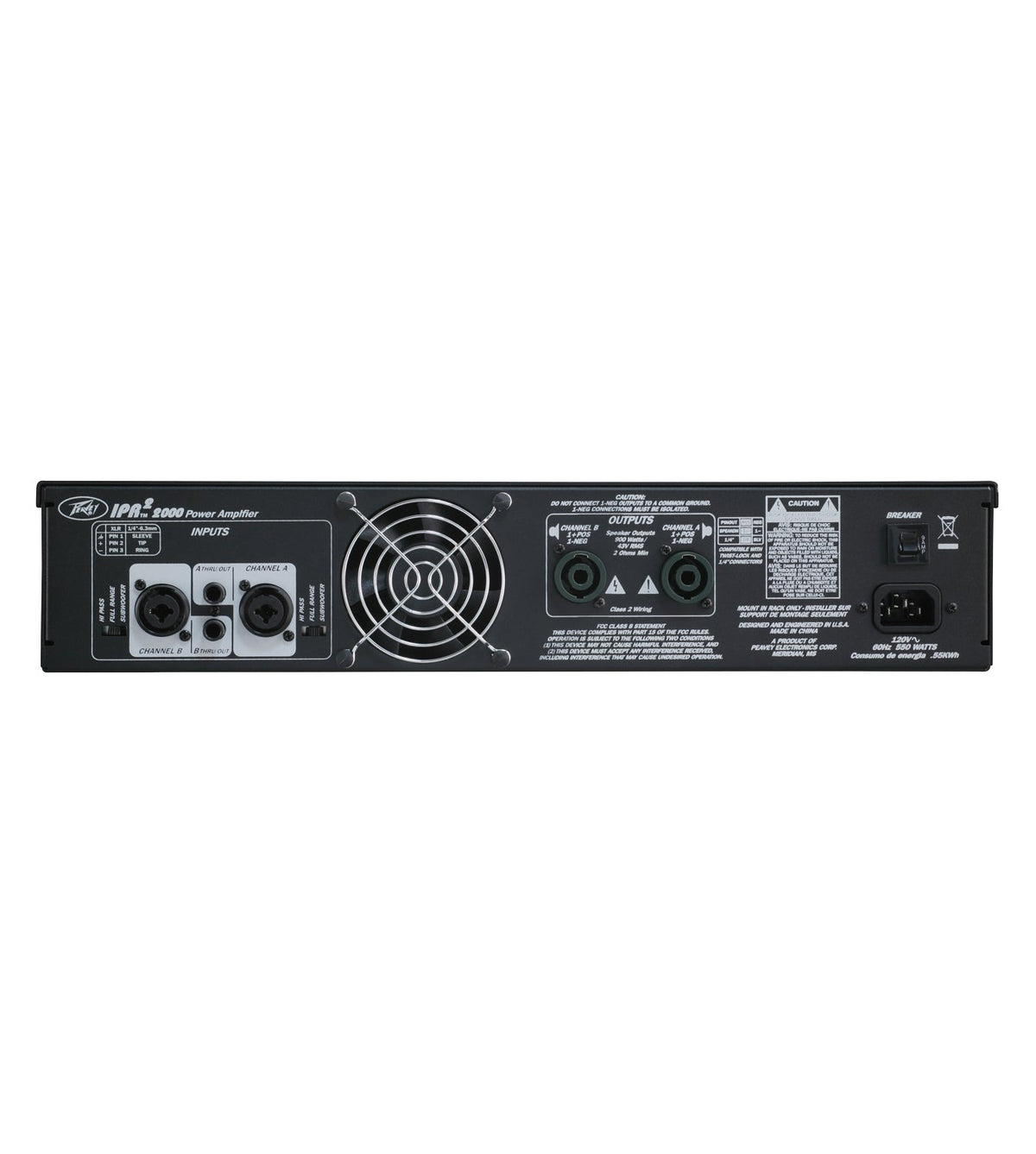 Peavey IPR2™ 2000  Lightweight Power Amp - additional view