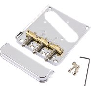 Fender - 3 - Saddle American Pro Telecaster® Bridge Assembly - Chrome - La Boîte Musicale - Guitar Bridges - Fender - 