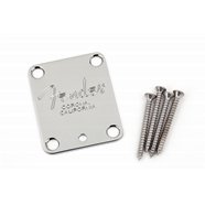 Fender - 4 - Bolt American Series Guitar Neck Plate With Fender Corona Stamp - La Boîte Musicale - Guitar Neckplates - Fender - 