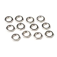 Fender - Amplifier Jack Nuts - Hex 7/16 - 20 X 1/8 - Nickel (12) - La Boîte Musicale - Mounting Hardware - Fender - 